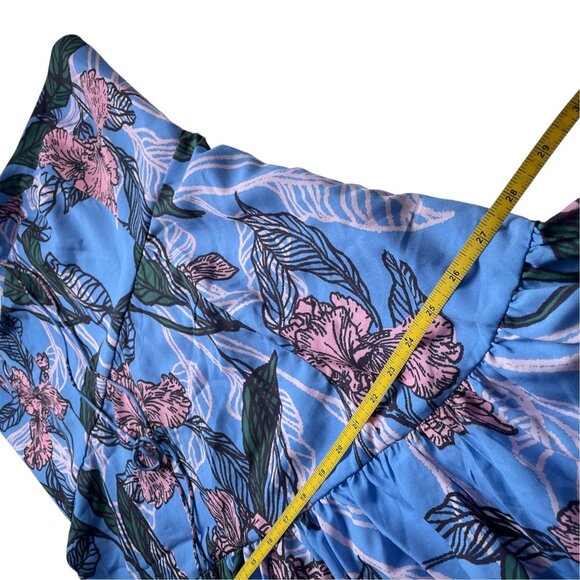 Hutch Renata Halter Mini Dress Peri Inked Iris NWT Anthropologie - Picture 7 of 16